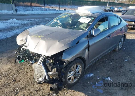 2020 Hyundai Elantra Sel из США, поврежденный, VIN KMHD84LFXLU077484